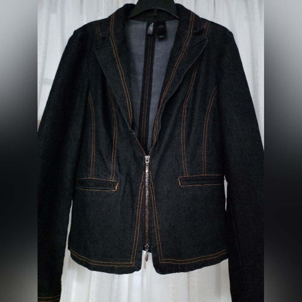 Bisou Bisou black jean jacket